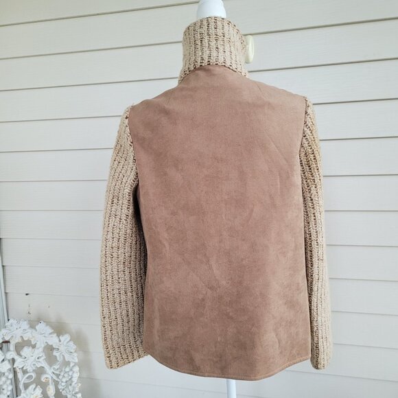 Vintage 70s/early 80s Union Made Faux suede Fall cool weather Jacket with zipper - Picture 5 of 12